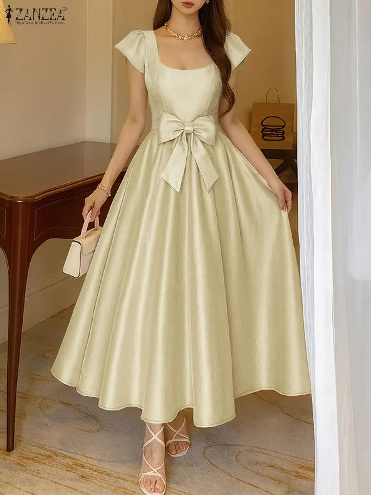 Women'S Fashion Umbrella - 2025 zanzea elegante feminino cetim maxi