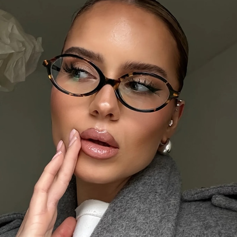 Women Fashion Glasses - Óculos de Sol Vintage Ovais Femininos