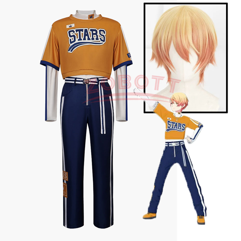 Belted Shirt Dress - Fantasia de Cosplay Tenma Tsukasa Estilo