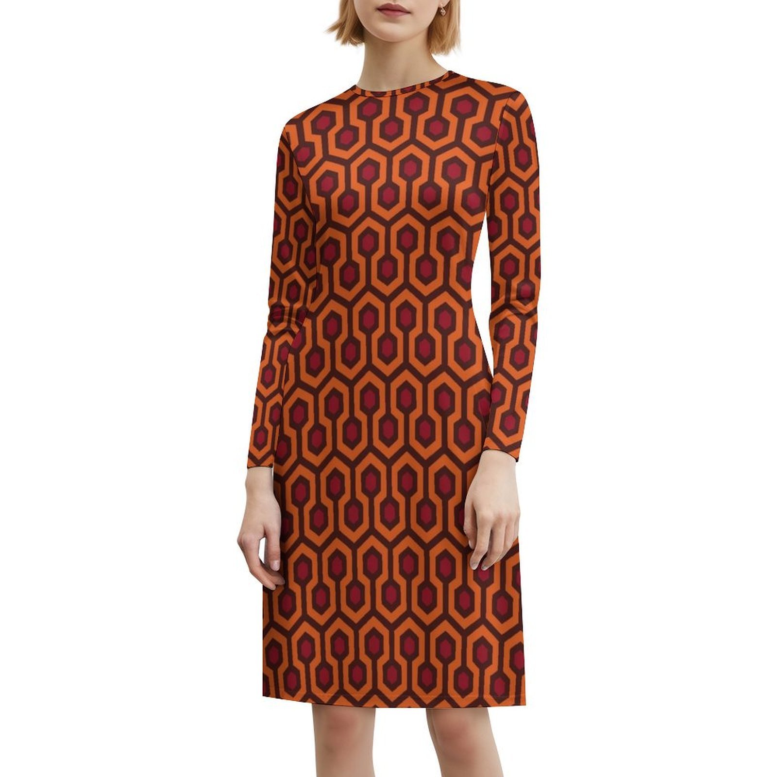 Women Fashion Gown - Overlook padrão boho chique vestido elegante