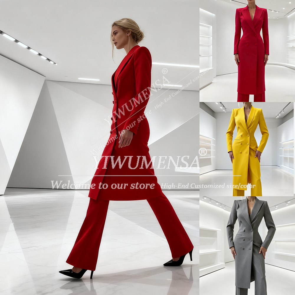 Women'S Fashion Jackets - Elegante sólido ternos femininos 2 peça