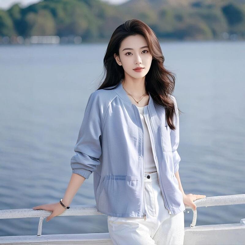 Women'S Fashion Jackets - Jaqueta Feminina Leve e Respirável para