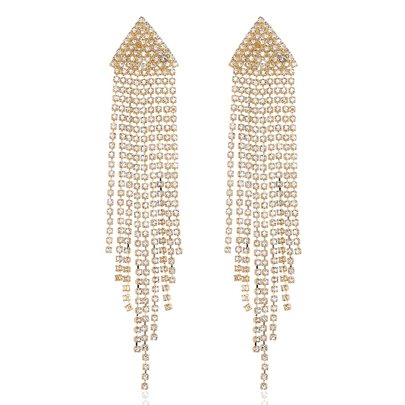 Women'S Fashion E Commerce - Novos brincos com franjas de corrente