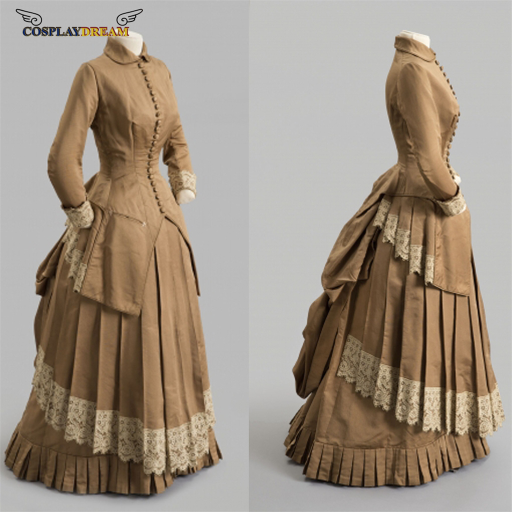 Women Fashion Gown - Vestido de moda do século 19,