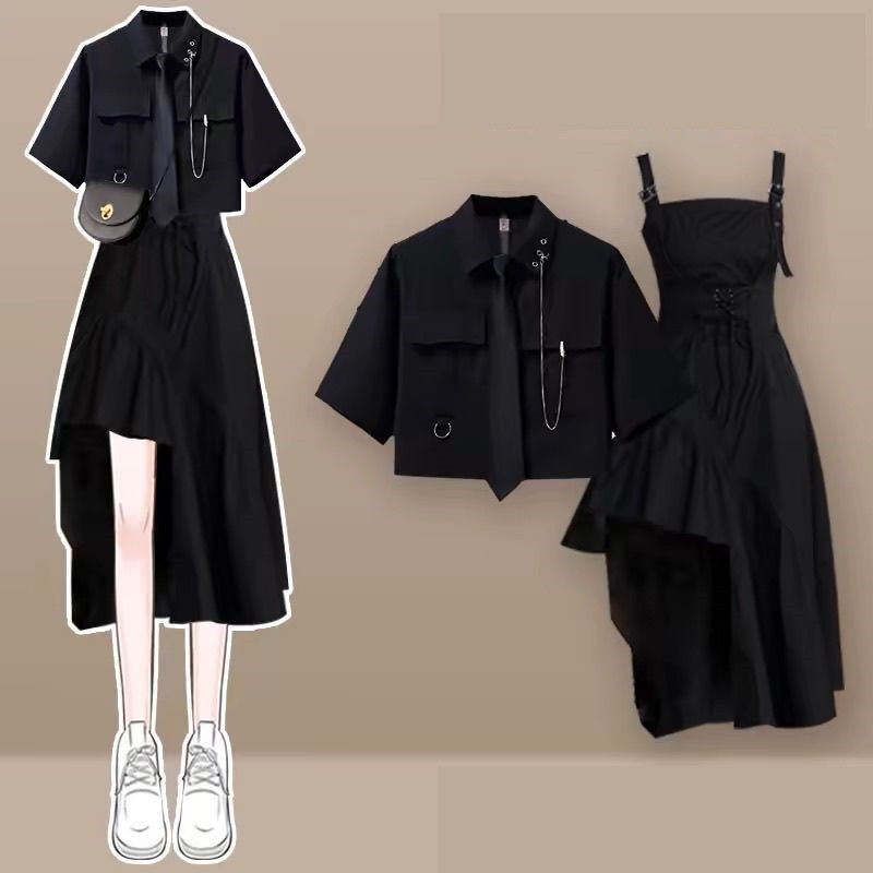 Belted Shirt Dress - Conjunto Feminino de Verão 2026: Novo