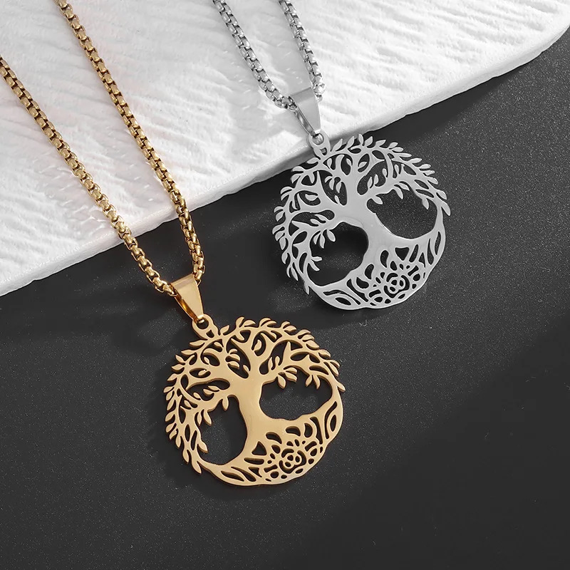 Women'S Fashion E Commerce - Novo colar de árvore da vida