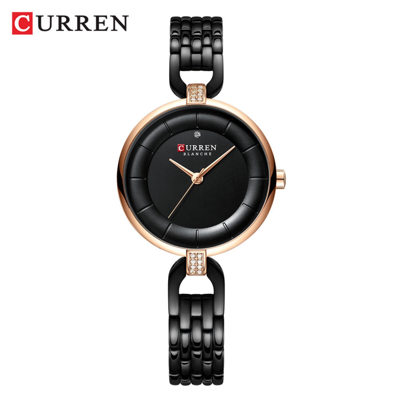 Fashion Women Watch - Relógio Feminino CURREN de Luxo, Marca
