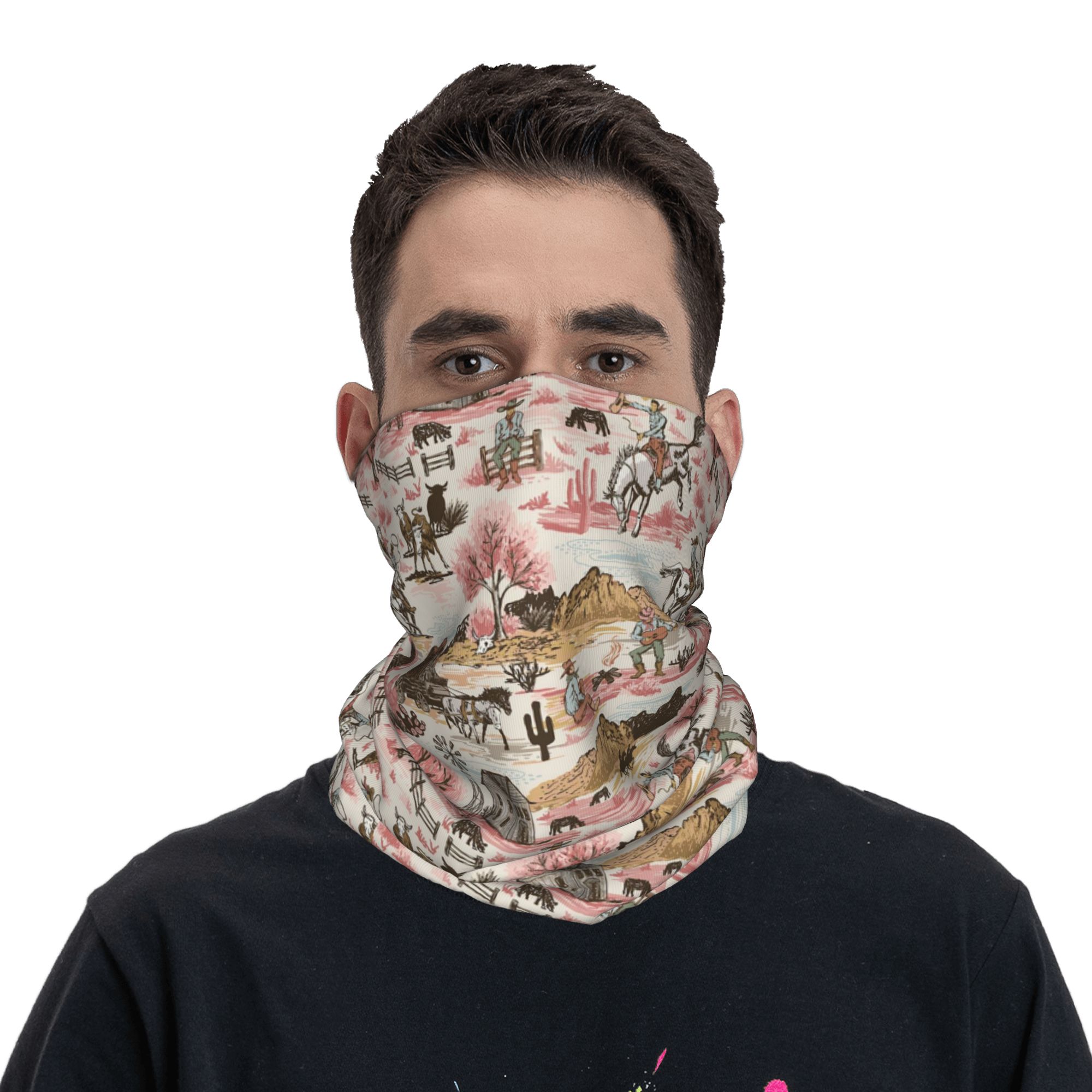 Women'S Fashion Wild West - Bandana estilo cowboy do Velho Oeste,