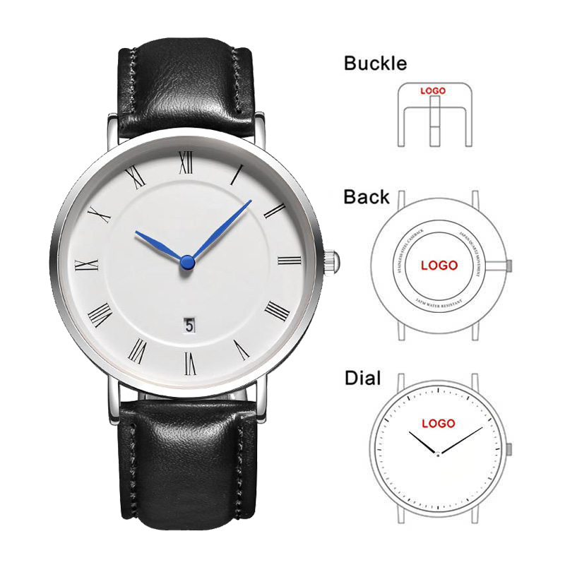Fashion Women Watch - B-8210A simples homens relógios com data