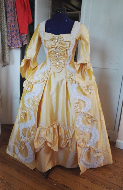Women Fashion Gown - Vestido de moda rococó traje feminino