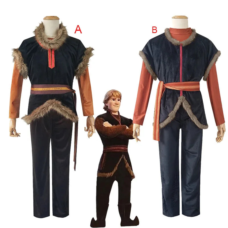 Belted Shirt Dress - Fantasia de cosplay congelada kristoff jaqueta