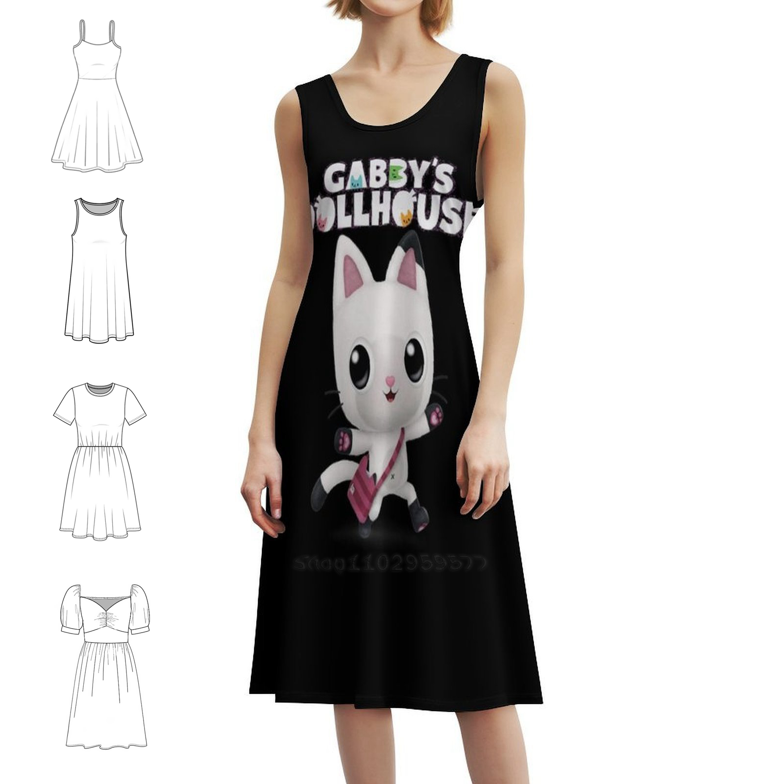 Women Fashion Gown - Gabby casa de bonecas boho chique