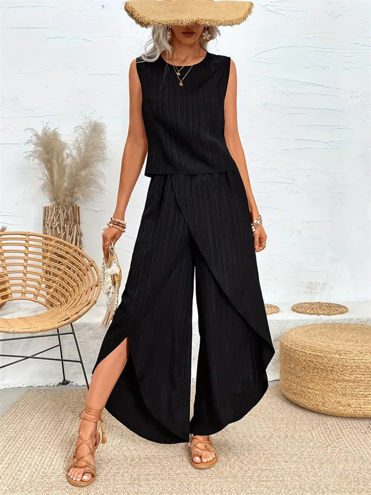 Women'S Fashion Tops - Conjunto Fashion Relaxado e Confortável, Conjunto
