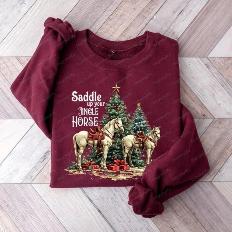 Camisa de Natal Cowboy: Moleto - Women'S Fashion Wild West avaliação e preço