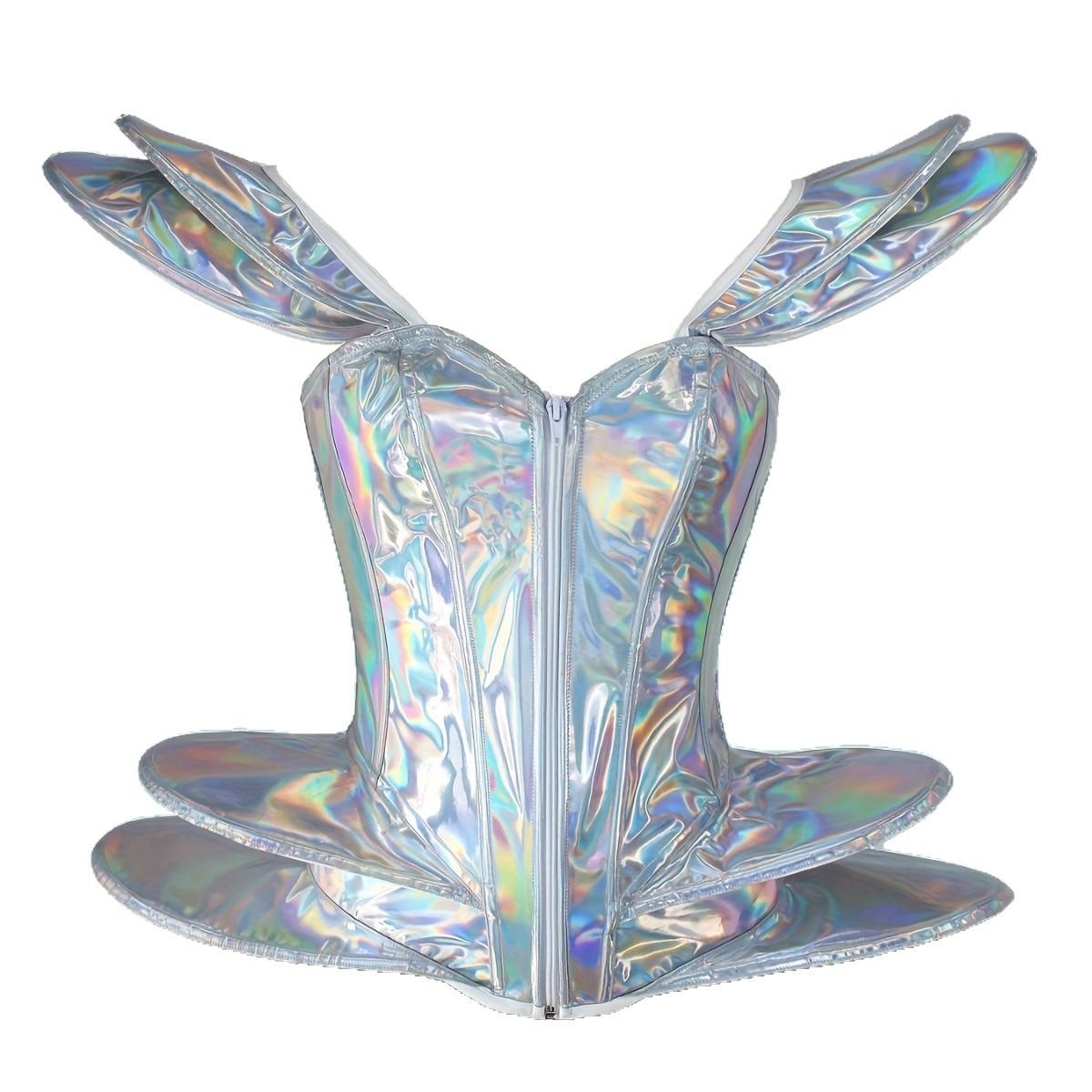 Corset Peplum 3D de PU Pratead - Corset Top Boned avaliação e preço