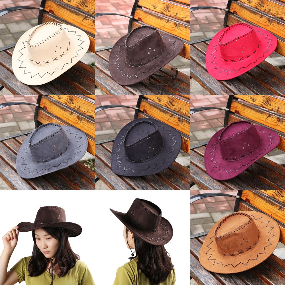 Chapéu de cowboy ocidental cam - Women'S Fashion Wild West avaliação e preço