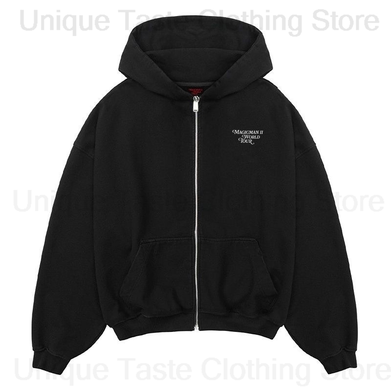 Jackson wang mágico 2 mesmo zí - Women'S Fashion Zip Up Hoodies avaliação e preço