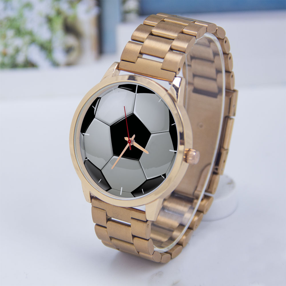Futebol design fãs prata homem - Fashion Women Watch avaliação e preço