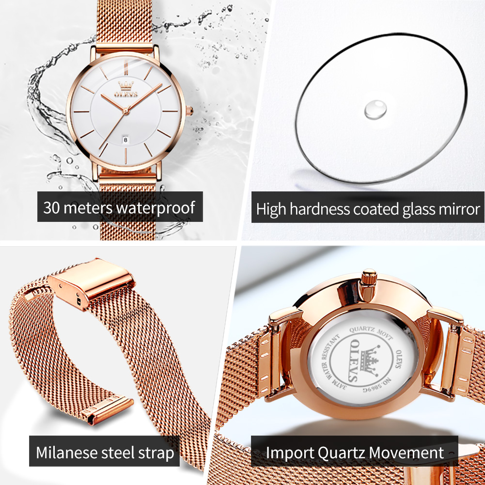 Olevs mulher relógio 5869 eleg - Fashion Women Watch avaliação e preço
