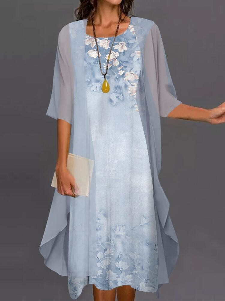 Vestido elegante de verão conj - Women'S Fashion Long Coat avaliação e preço