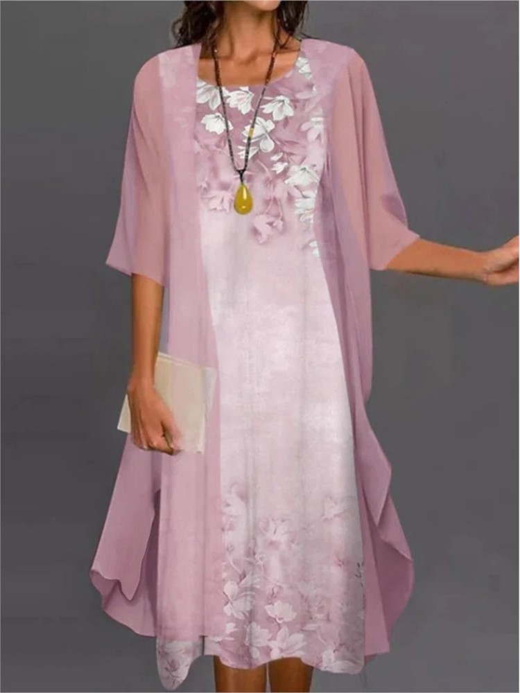 Vestido elegante de verão conj - Women'S Fashion Long Coat avaliação e preço