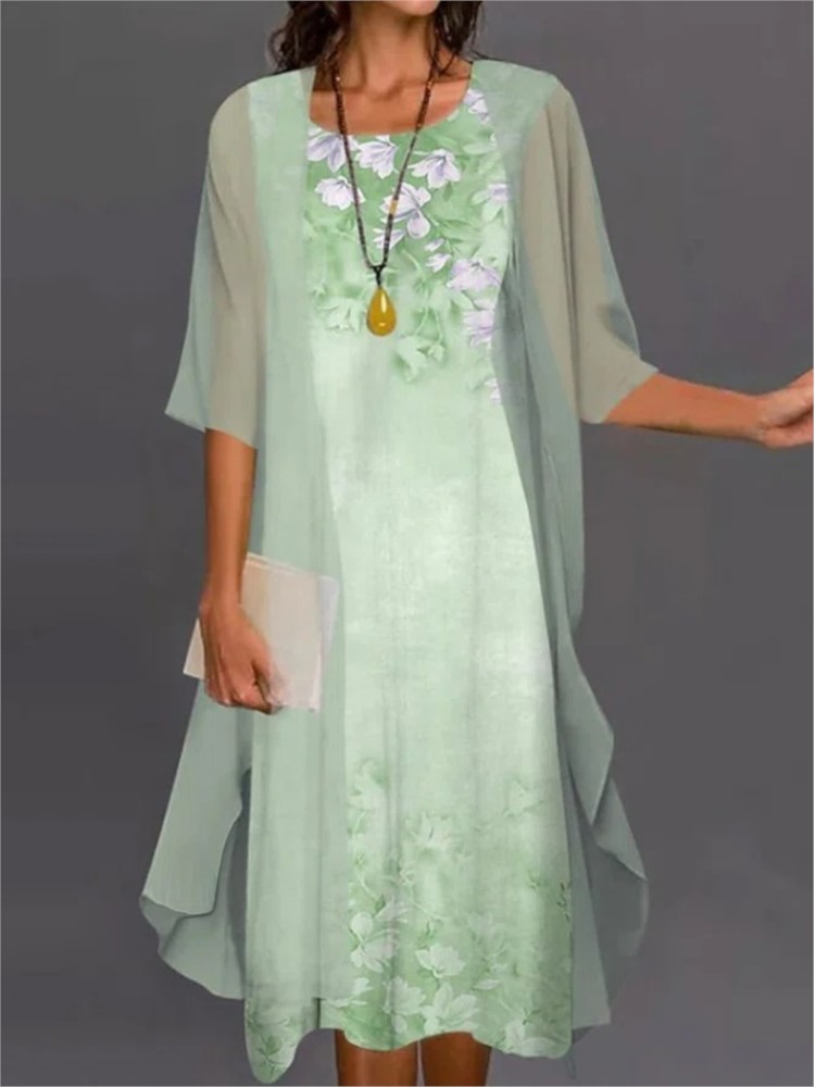 Vestido elegante de verão conj - Women'S Fashion Long Coat avaliação e preço