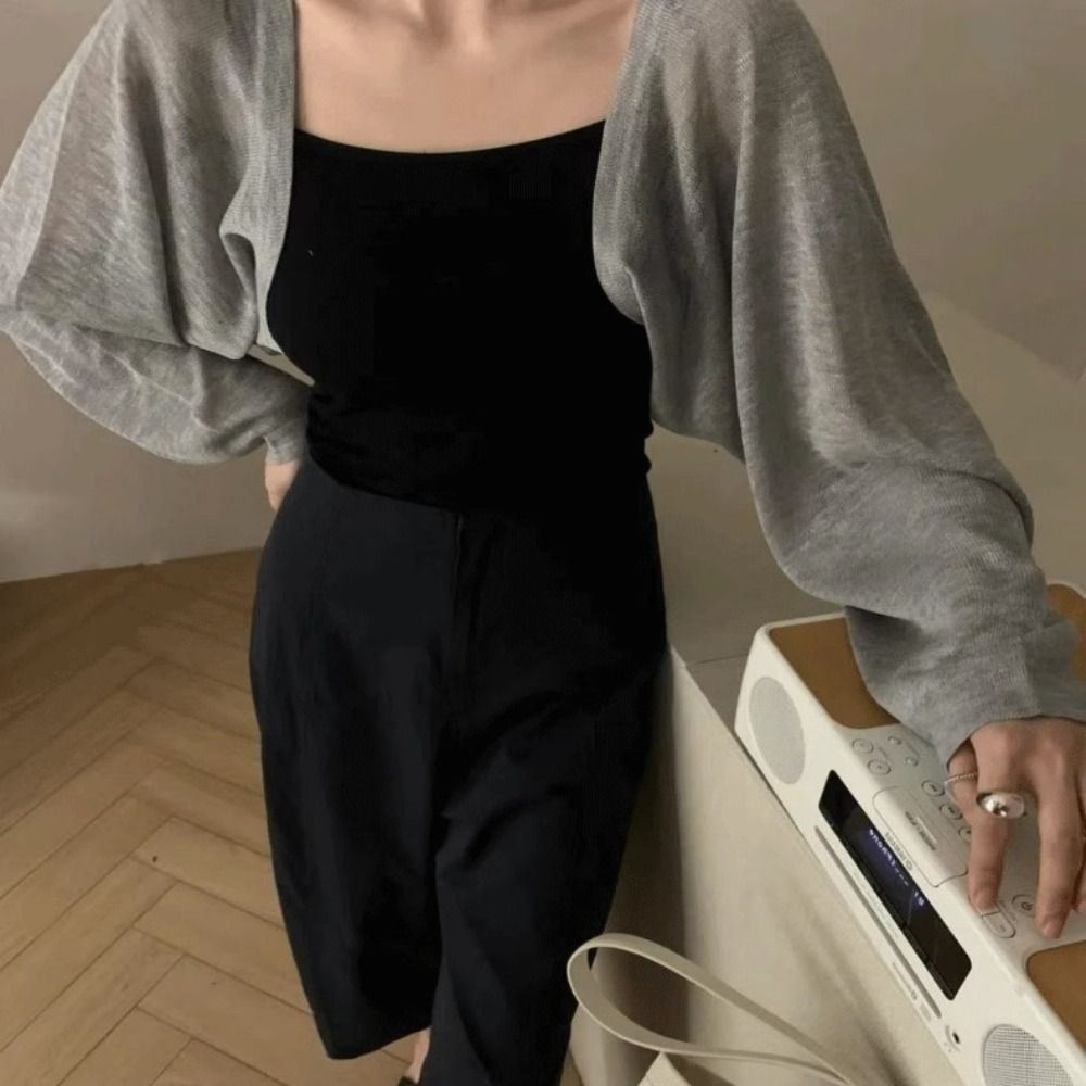 Novo Cardigã Fino com Design d - Women'S Fashion Long Coat avaliação e preço