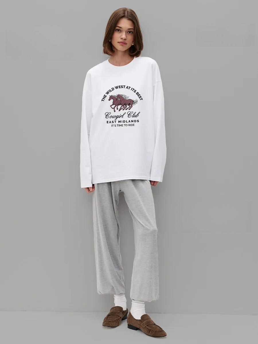 Camiseta feminina 100% algodão - Women'S Fashion Wild West avaliação e preço