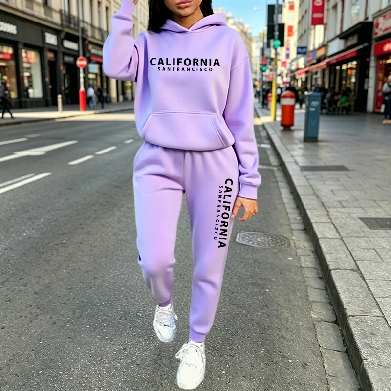 Conjunto de Moletom Casual Urb - Women Fashion Outfits avaliação e preço