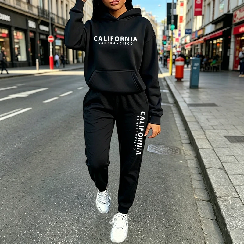 Conjunto de Moletom Casual Urb - Women Fashion Outfits avaliação e preço