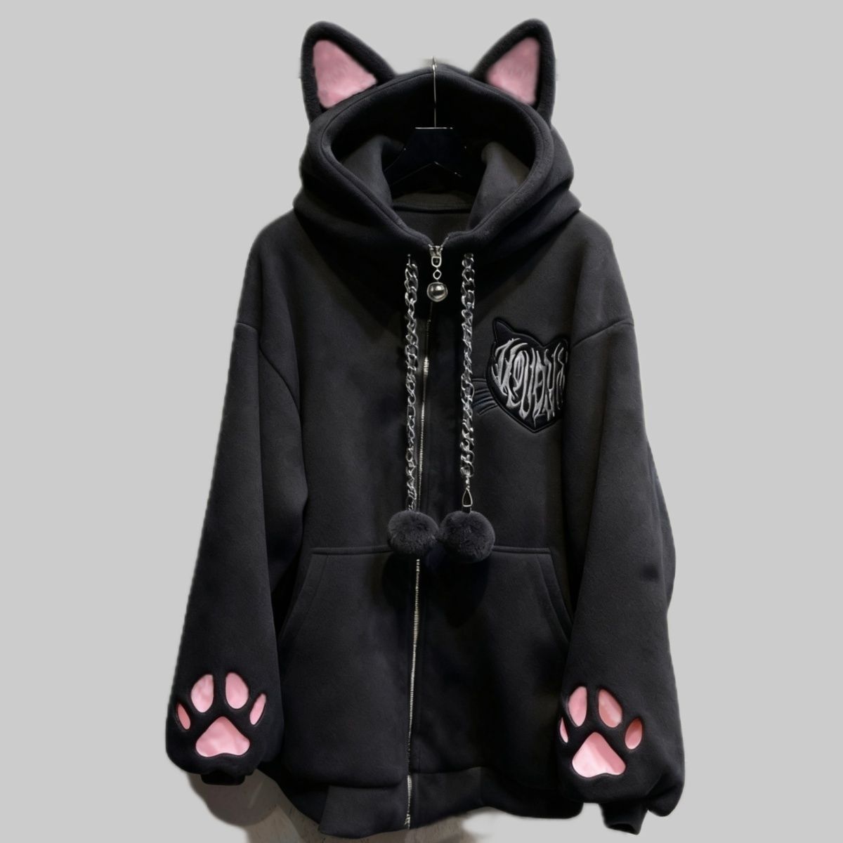 Jaqueta Feminina Harajuku Punk - Women'S Fashion Zip Up Hoodies avaliação e preço