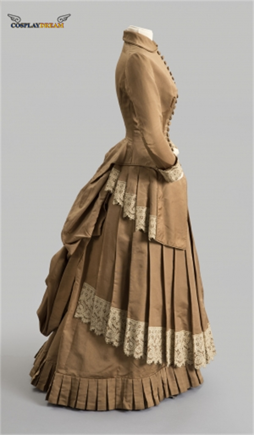 Vestido de moda do século 19,  - Women Fashion Gown avaliação e preço