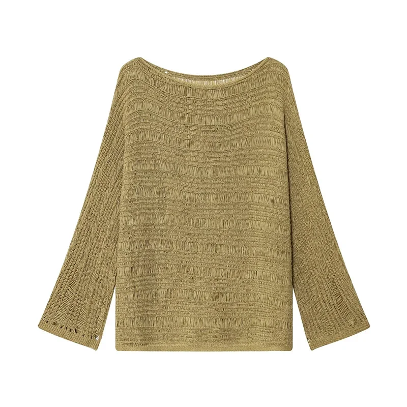 Suéter de Tricô Vintage com De - Women'S Fashion Tops avaliação e preço