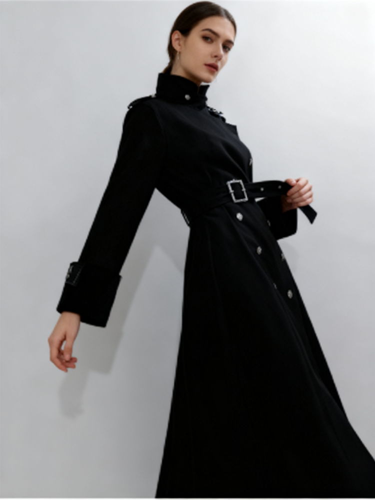 Casaco Longo de Lã Estilo Góti - Women'S Fashion Jackets avaliação e preço