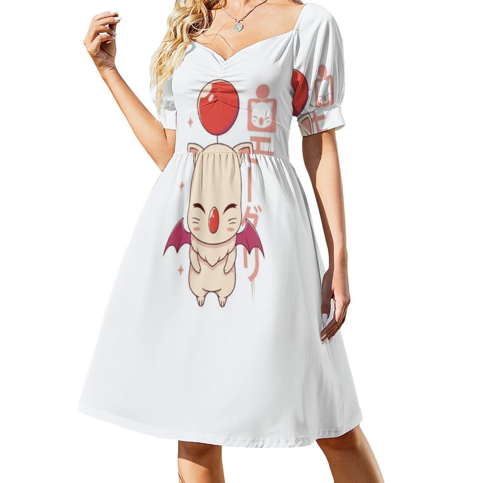 Moogle Kupo! Boho chique vesti - Women Fashion Gown avaliação e preço