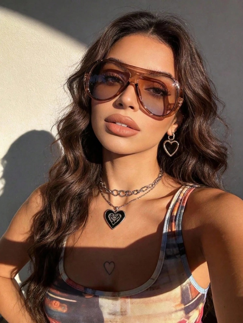 Óculos de Sol de Luxo de Marca - Women Fashion Glasses avaliação e preço