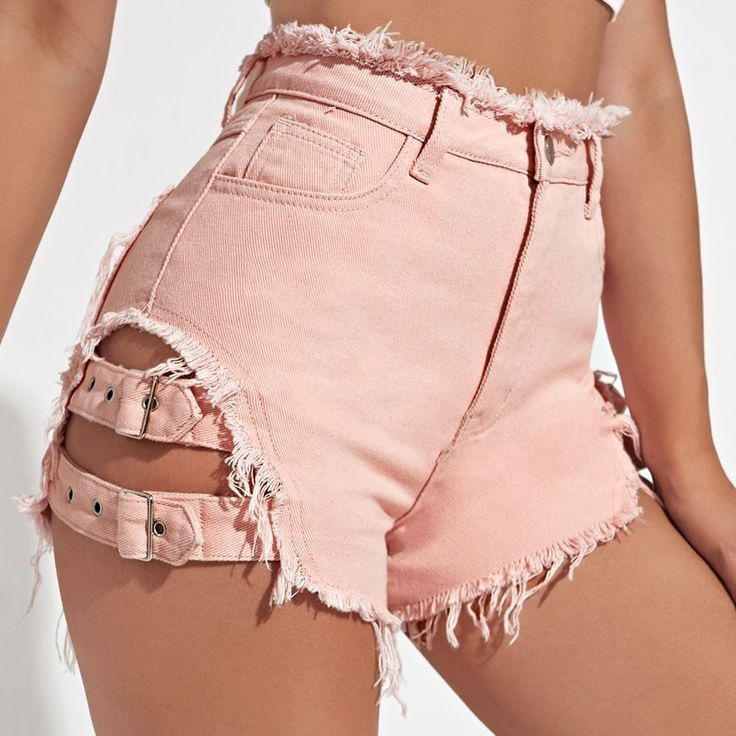 Shorts Jeans Feminino Cintura  - Women'S Fashion Trousers avaliação e preço