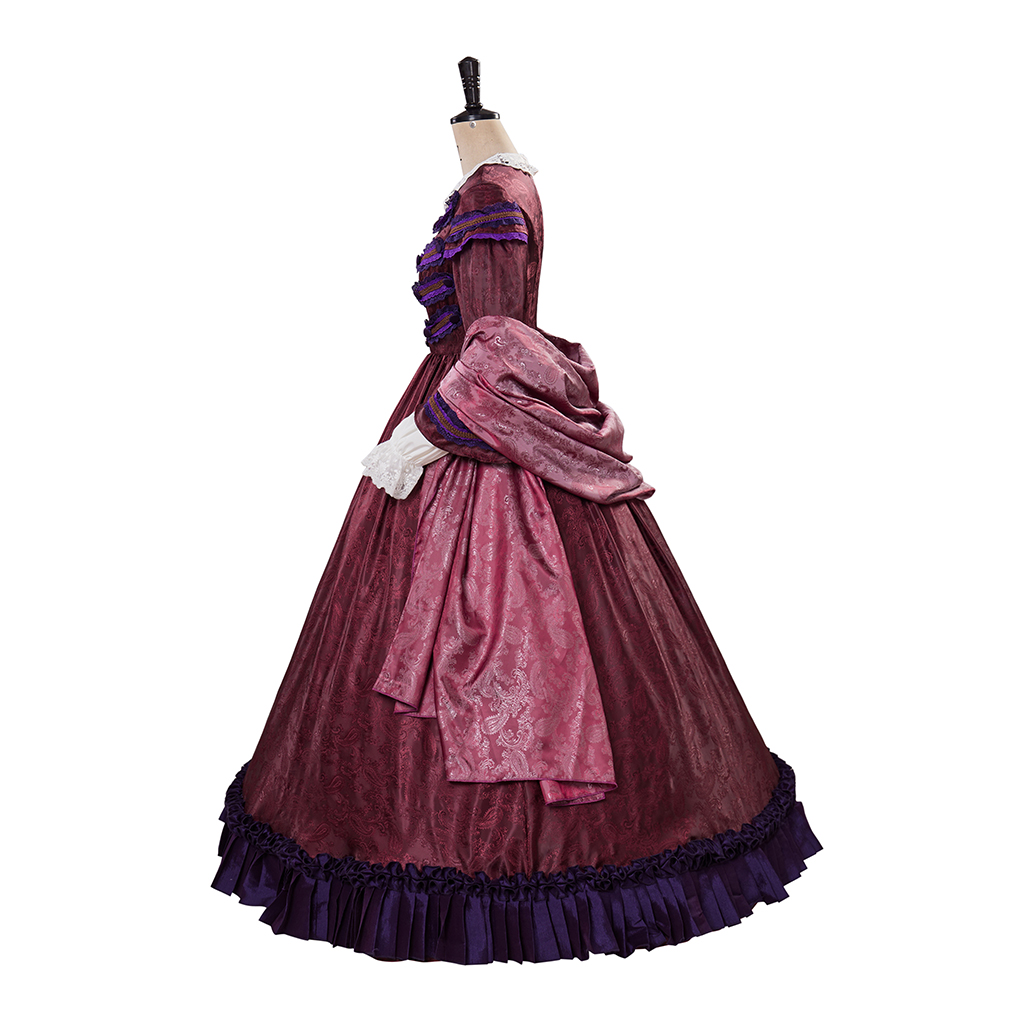 Filme lincoln cosplay mary tod - Women Fashion Gown avaliação e preço