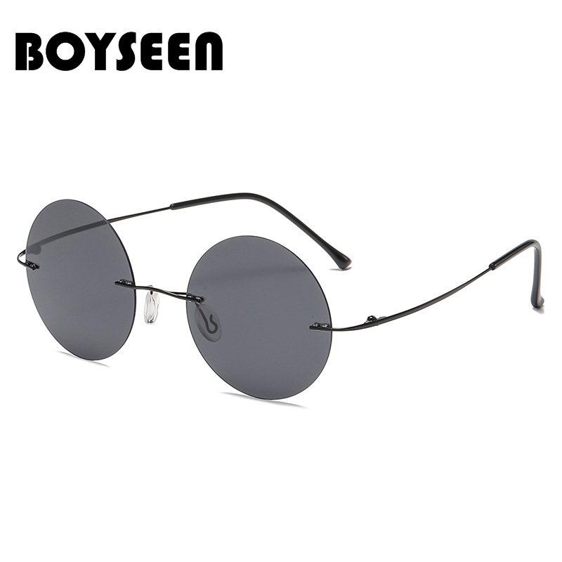 BOYSEEN Óculos de sol circular - Women Fashion Glasses avaliação e preço