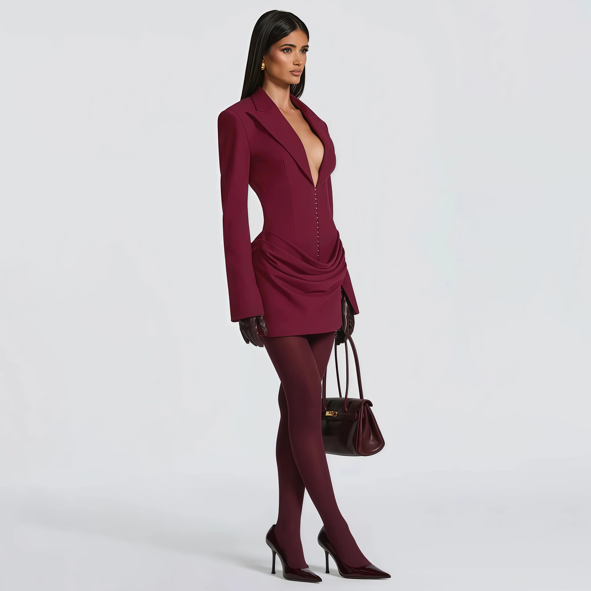 Nova moda cor sólida mini vest - Women'S Fashion Nova Dresses avaliação e preço