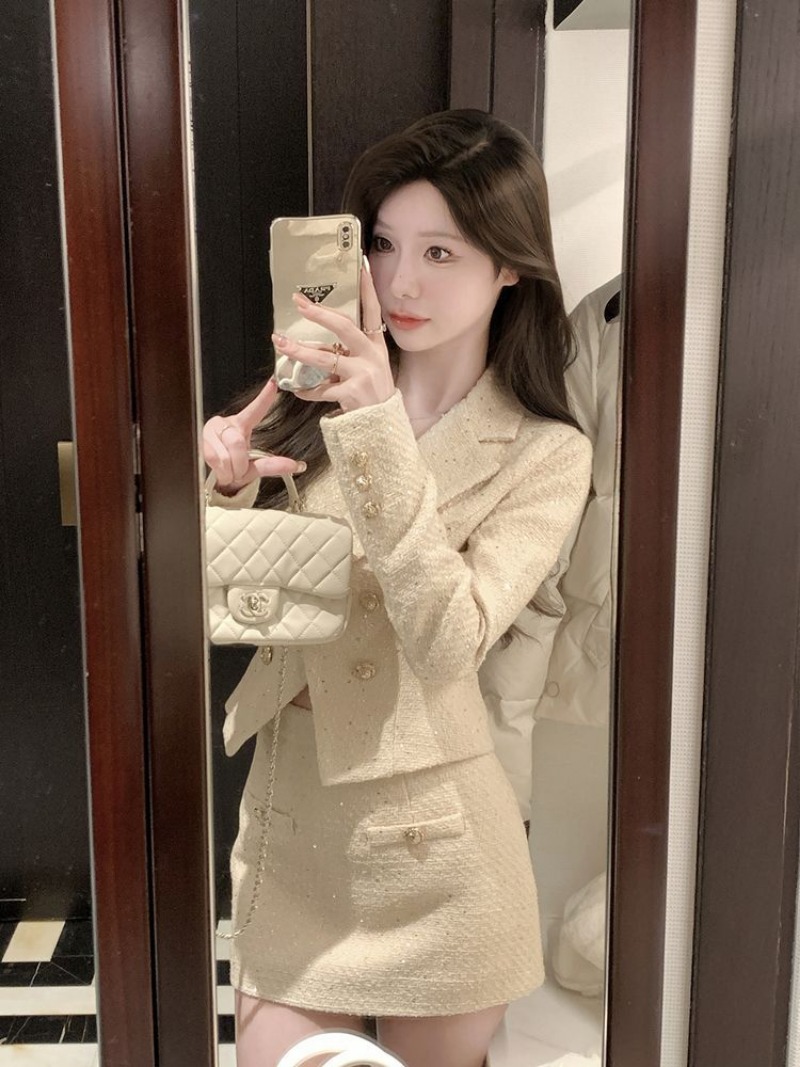Nova pequena fragrância moda m - Women'S Fashion Long Coat avaliação e preço