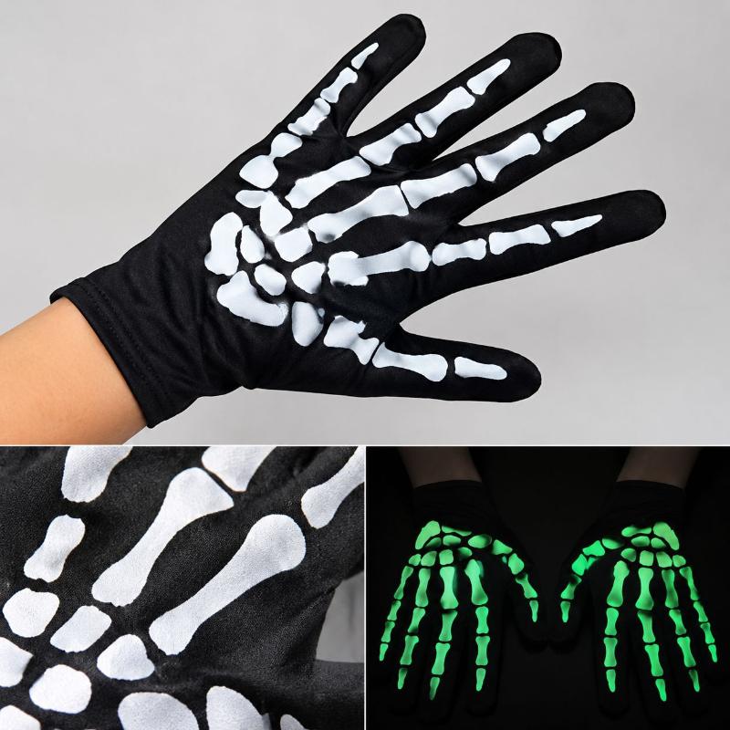 Luvas de Esqueleto de Dedo Int - Women Fashion Gloves avaliação e preço