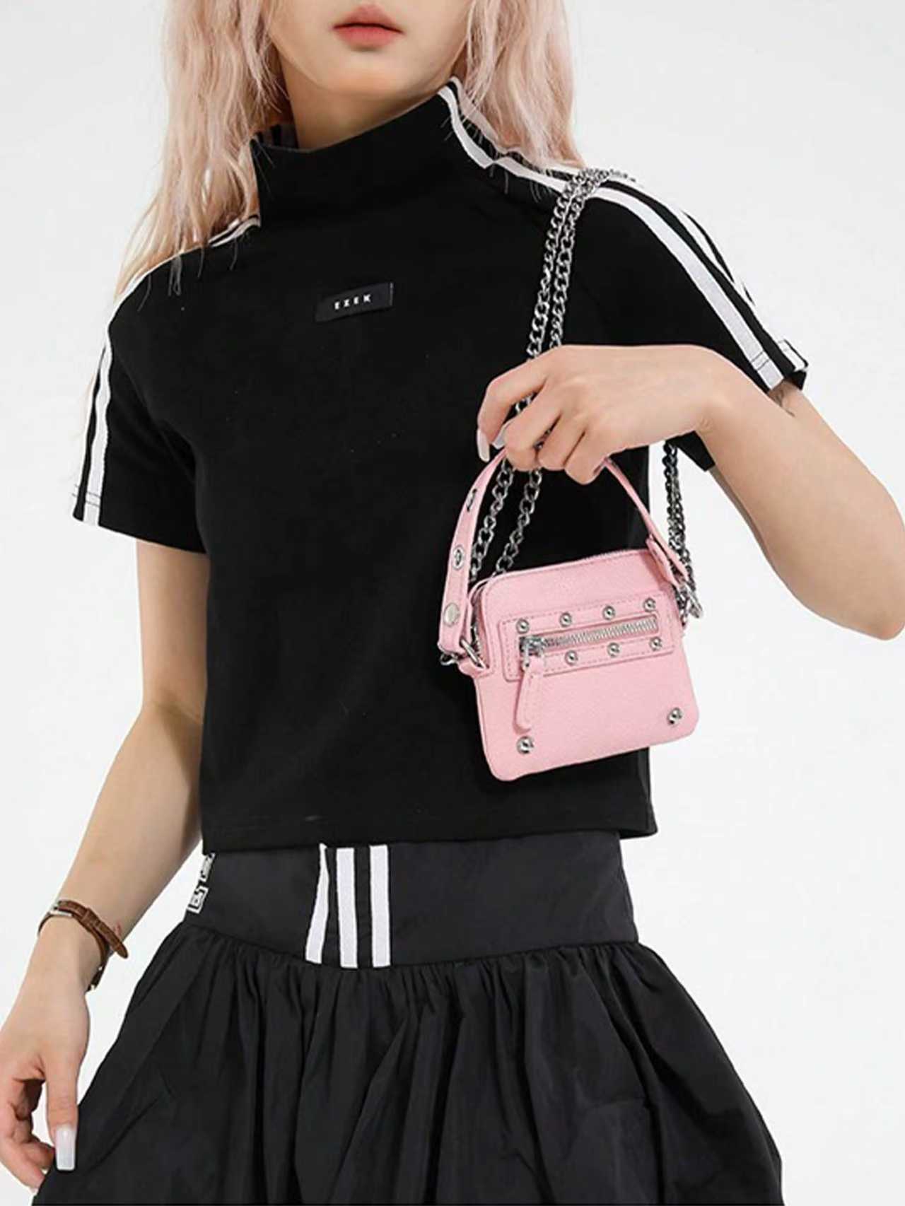 Novo mini bolsa quadrada peque - Coin Purse Women avaliação e preço