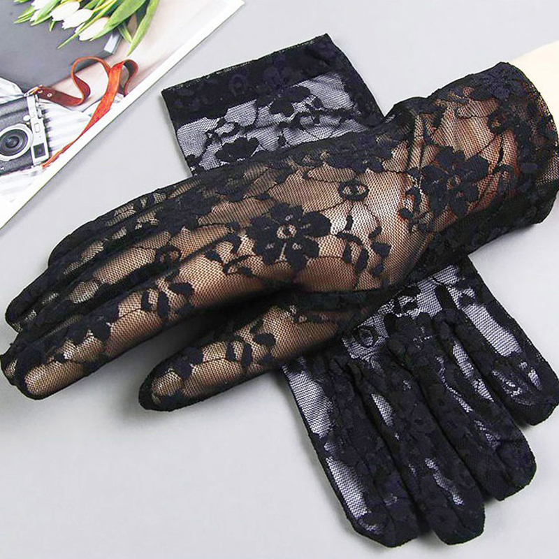 Luvas femininas verão curto re - Women Fashion Gloves avaliação e preço