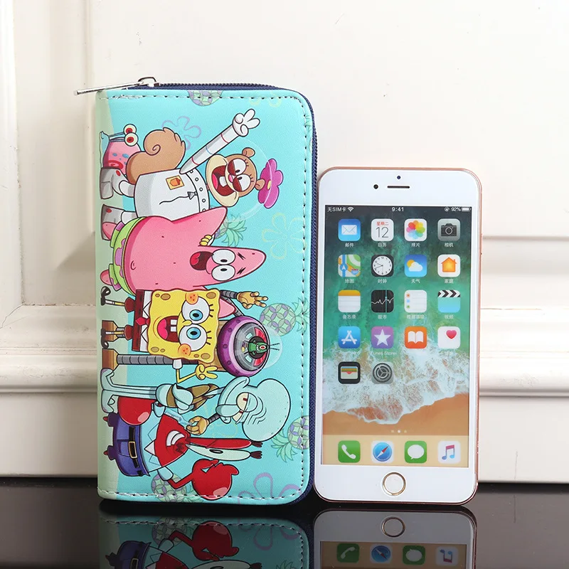 Nova Carteira Longa SpongeBob  - Coin Purse Women avaliação e preço