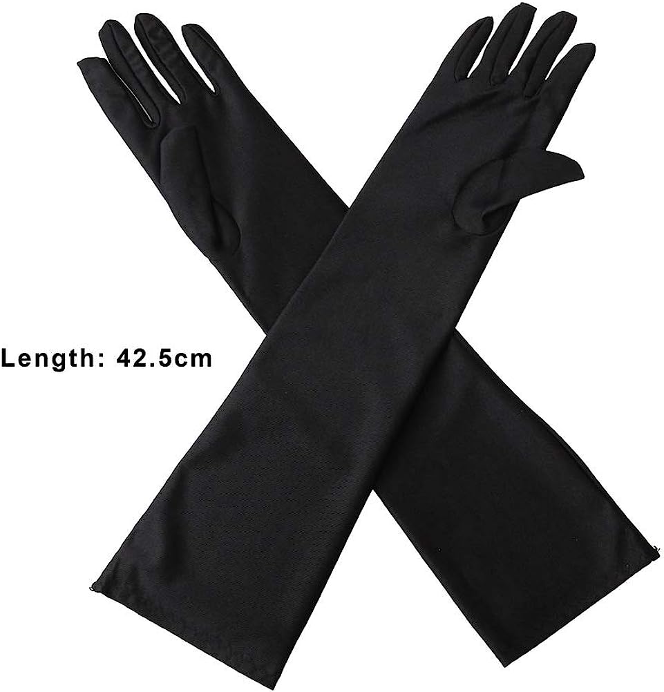 PESENAR 1920s Moda Flapper Tia - Women Fashion Gloves avaliação e preço