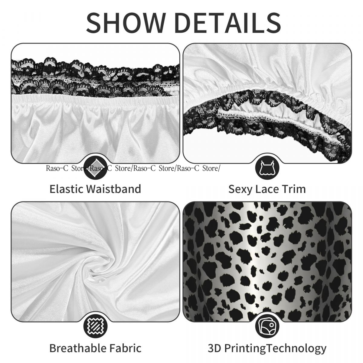 Roupa íntima engraçada com est - Women'S Fashion Underwear avaliação e preço