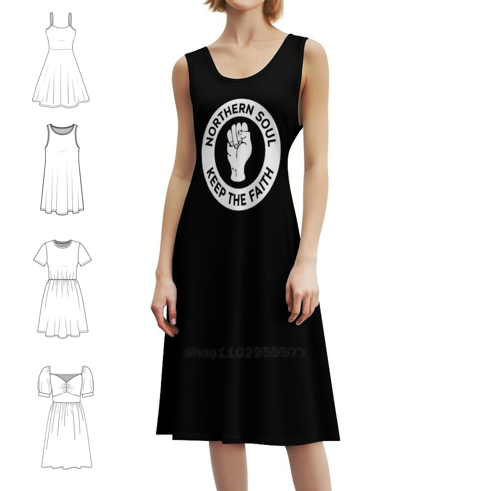 Northern Soul-Keep The Faith B - Women Fashion Gown avaliação e preço