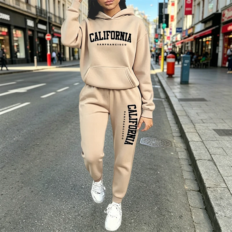 Conjunto de Moletom Casual Urb - Women Fashion Outfits avaliação e preço