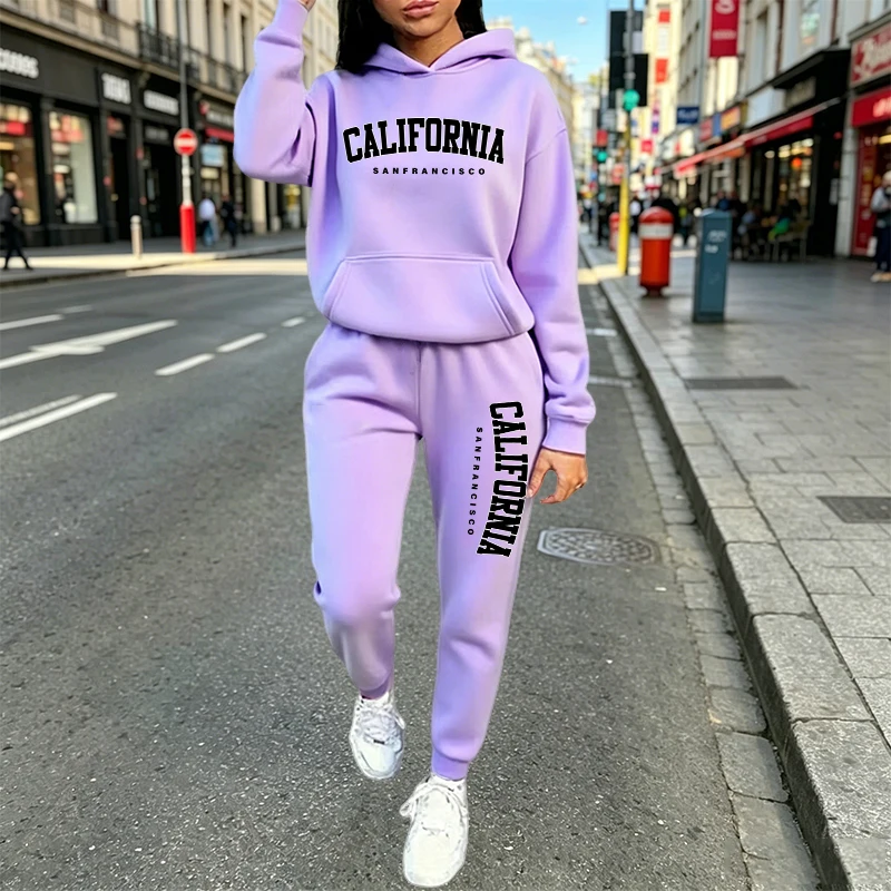 Conjunto de Moletom Casual Urb - Women Fashion Outfits avaliação e preço